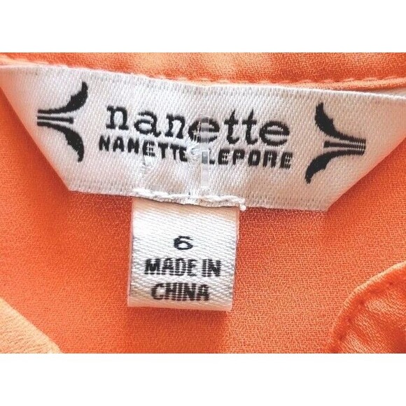 NWT Nanette Lepore Sleeveless Coral Pintuck Dress Fit and Flare Sz 4 MSRP $128 - Picture 4 of 6